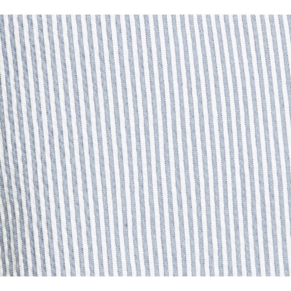VERONICA BEARD Shorts Women sz 16 Blue White Stripe ALICIA High Seersucker NWT - Picture 5 of 5